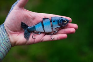 Image of Bull Shad — 5” — Blue Shad