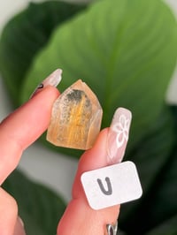 Image 21 of MINI GOLDEN RUTILE IN QUARTZ TOWERS -BRAZIL- CHOOSE YOUR OWN