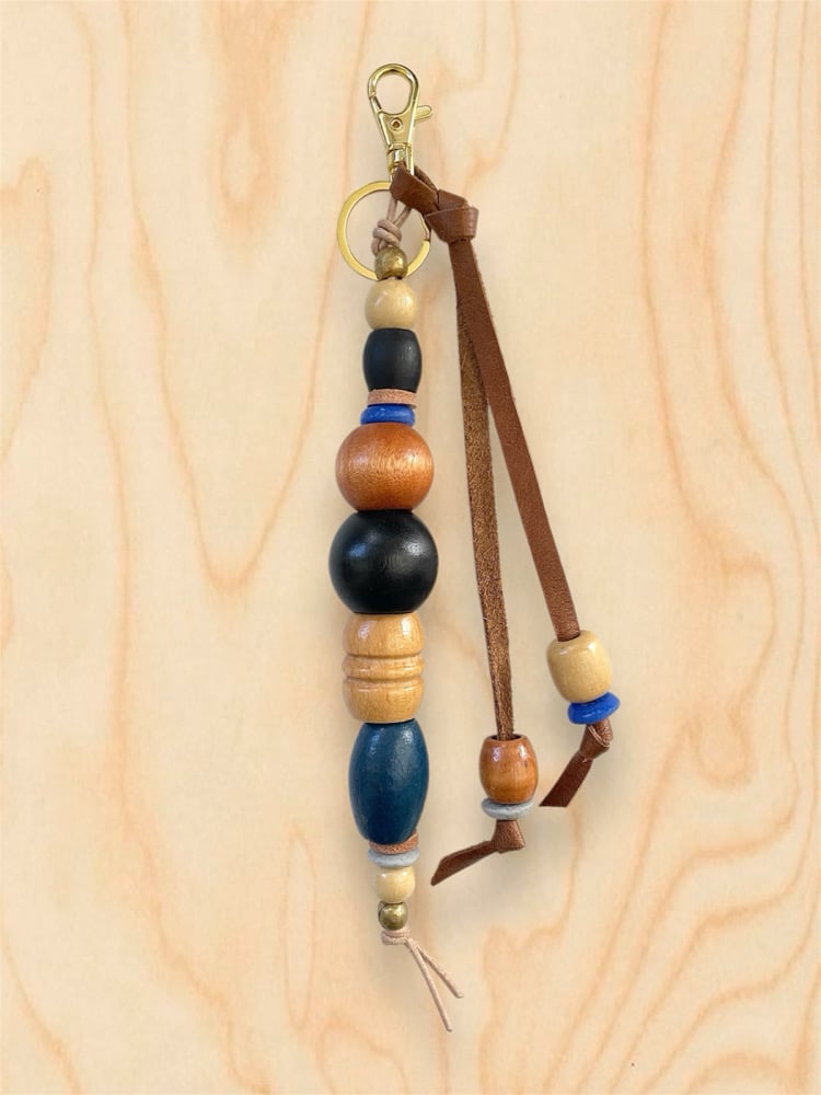 Image of BEADED BAG CHARM / KEYCHAIN #10