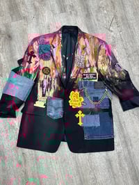 CUSTOM PAINTED LOVE NEVER FAILS BLAZER