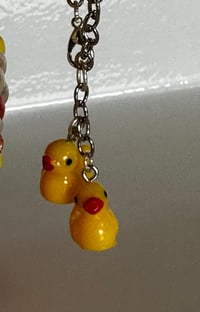 Image 2 of Rubber Ducky Tumbler Handle Charm – Cute Yellow Duck Cup Accessory