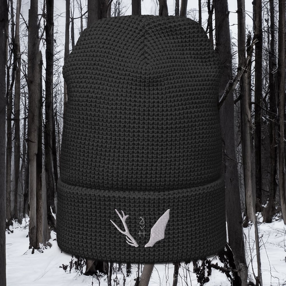 + ∂VH + Antler Bat Waffle Beanie