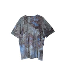 Image 2 of ♻️ UPCYCLED XL Unisex 100% Cotton VANS Graphic Tee in Stormy Skies Watercolor Ice Dye