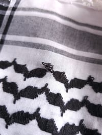 Image 1 of Imperfect keffiyehs B&W