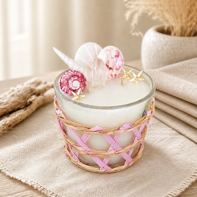 Boho Seashell Candle - 400g