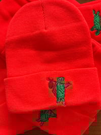 Image 2 of Huckleberry Orange Winter Beanie