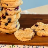 Sourdough Blueberry English Muffins