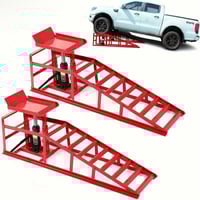 Image 2 of Garage Car & Truck Lift Hydraulic Ramps - 5 Ton (Set of Two)
