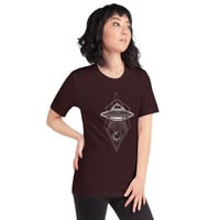 Image 15 of Geometric UFO Alien Unisex t-shirt