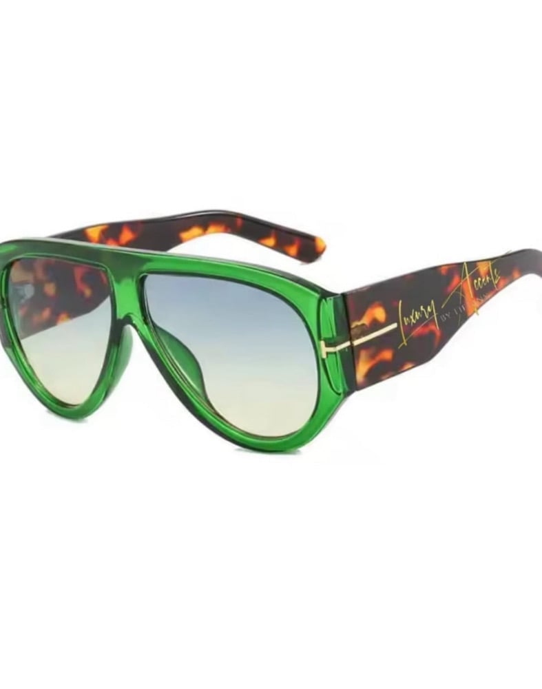 Image of SIGNATURE “green & brown tortoise” frame PRE ORDER 