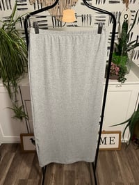 Image 1 of gray bodycon skirt 