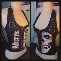 Image 2 of Frayed Misfits top XS/S