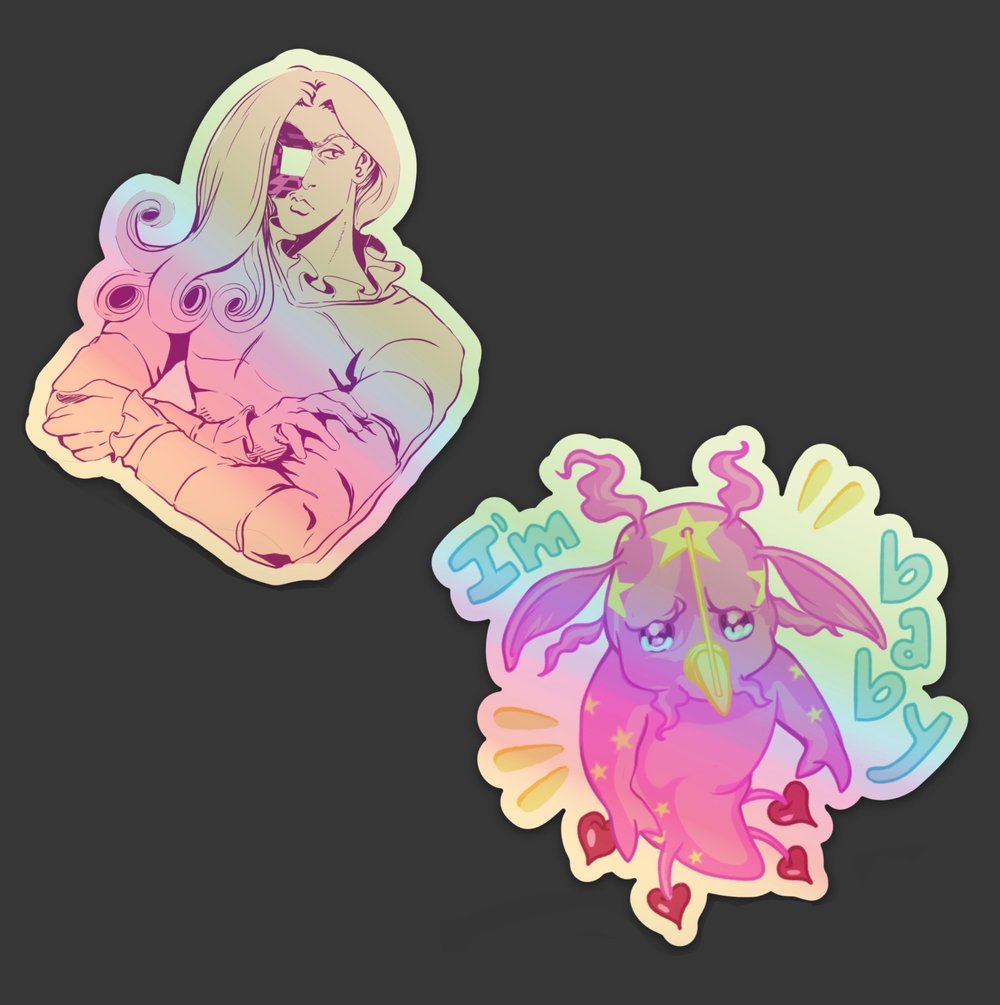 Image of SBR holo stickers 