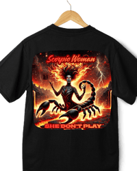 Image 2 of Scorpio Woman Don't Play Tshirt