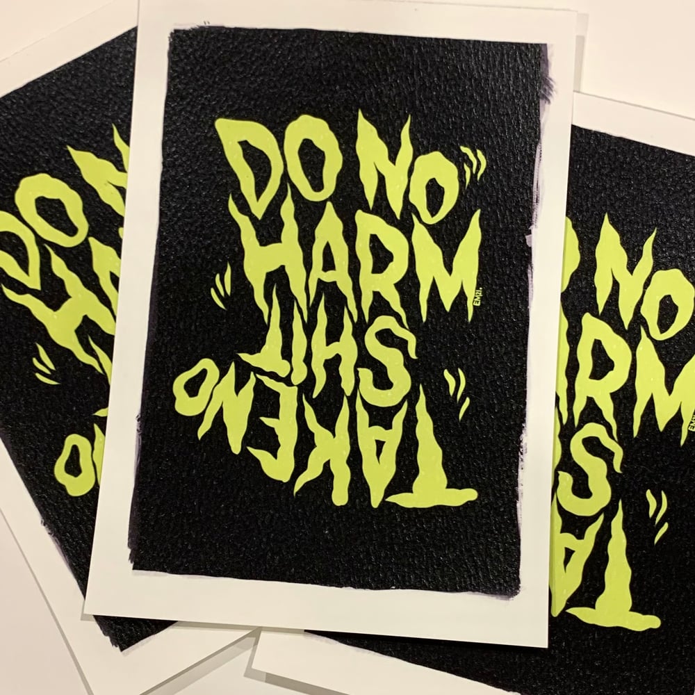 No Harm, No Shit A5 Print