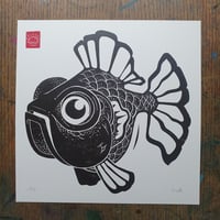 Image 2 of Goldfish Print