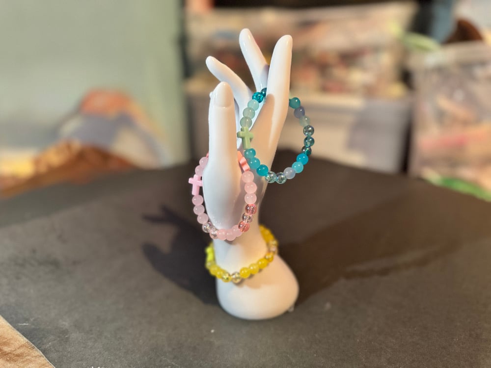 Image of Cross Bracelets - 7 colours 