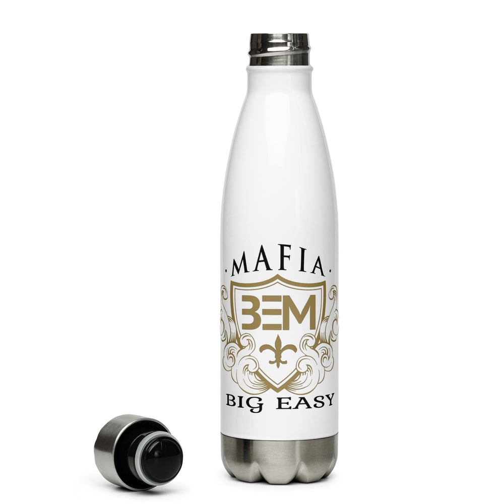 Image of Big Easy Mafia Family Crest Stainless Steel Water Bottle