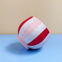 Image 1 of Circus Cup - Medium / Light Pink & Red