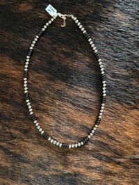 Image 2 of 5mm-18” Blue Lapis & Black Onyx Necklaces 
