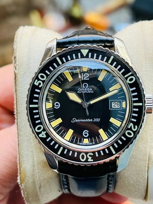 Image of omega seamaster 300 automatic sports mens watch,cal 565-166.024.(BL-29) DATE ISSUE