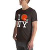 Unisex T-shirt, New York (Brown & Orange)