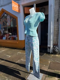Image 2 of Turquoise sequin cardi 