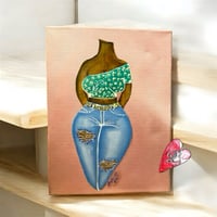 Image 2 of Denim Jeans Earrings