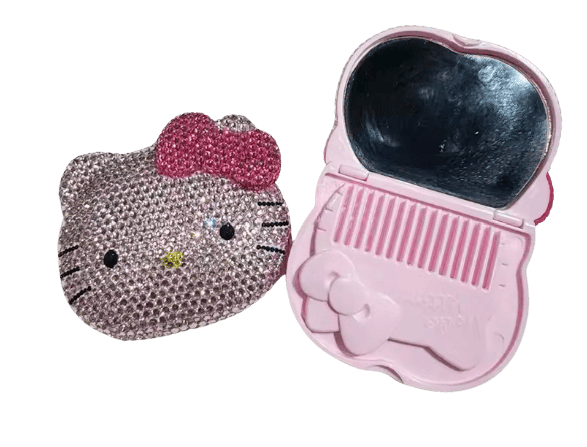 Image of Hello Kitty Mirror & Comb 🎀✨☁️