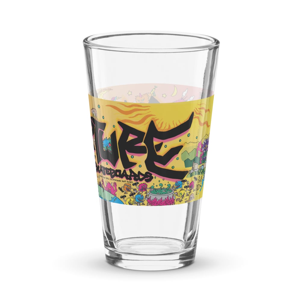 monster full deck pint glass