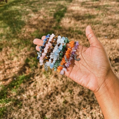 Image of crystal charm bracelets 