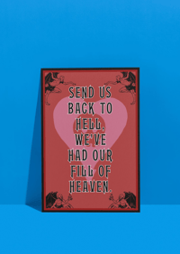 Alkaline Trio Back To Hell A4 + A5 prints