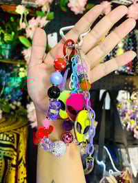 Image 4 of Spacey Keychain/wristlet