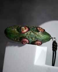 Image 24 of Mutant Pickle Pendant, big mouth, four eyes
