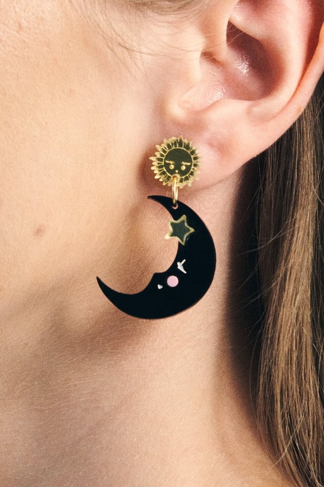 Image of PENDIENTES SOL Y LUNA