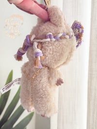 Image 3 of RTS-Labubu Zara Headband-Lavender,Cream, Tan