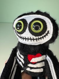 Image 3 of Weighted Medium Skeleton - Black and White