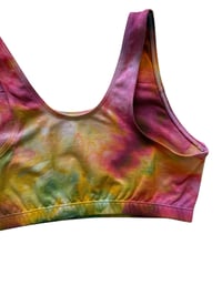 Image 8 of S (34) Cotton-Blend Tank Bralette in Euphoria Ice Dye
