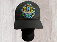 Image 4 of BNE WorldWide Hat 🌍 (orange and blue)