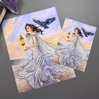 Image 2 of Ethereal Witch Signed Watercolor Print