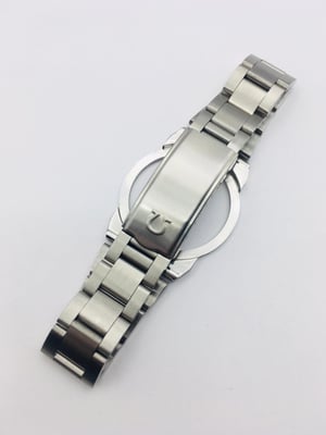 Image of Dynamic Geneve Watch Bracelet Stainless Steel Gents Strap With Ring FOR OMEGA.