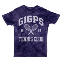 Image 4 of GIGPS TENNIS CLUB TEE BLACK