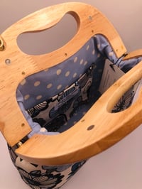 Image 2 of Blue Floral Bag
