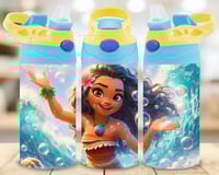 Moana girl 12oz drink bottle