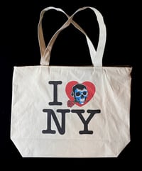 Image 1 of I Love NY tote bag