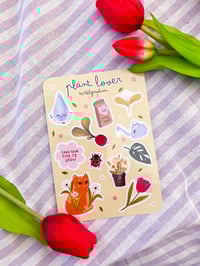 Image 1 of Planche de stickers Plant Lover