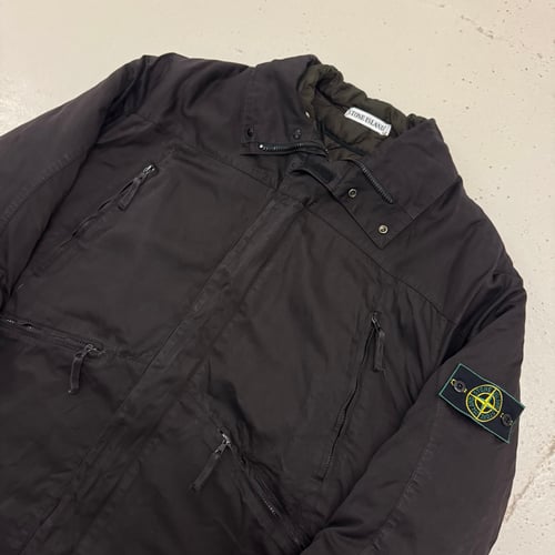 Image of AW 1999 Stone Island Raso Gommato Reversible Jacket, Size XL