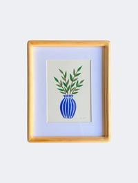 Framed “Blue Vase” Original Painting copy