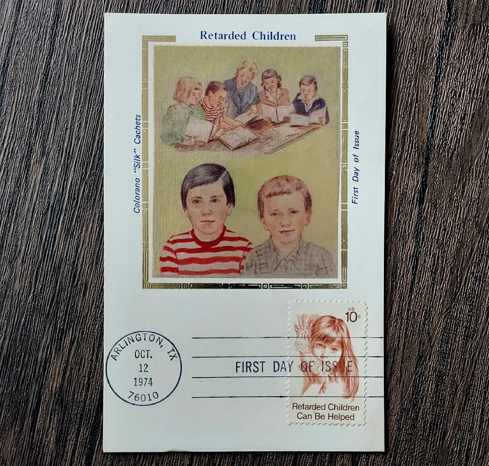 Retarded Children Can Be Helped - Stamp Cachets
