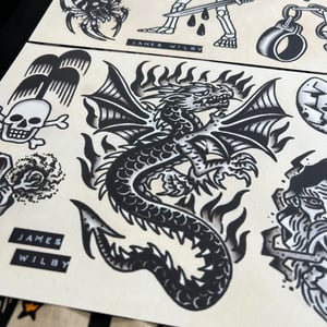 Image of Blackwork Flash set